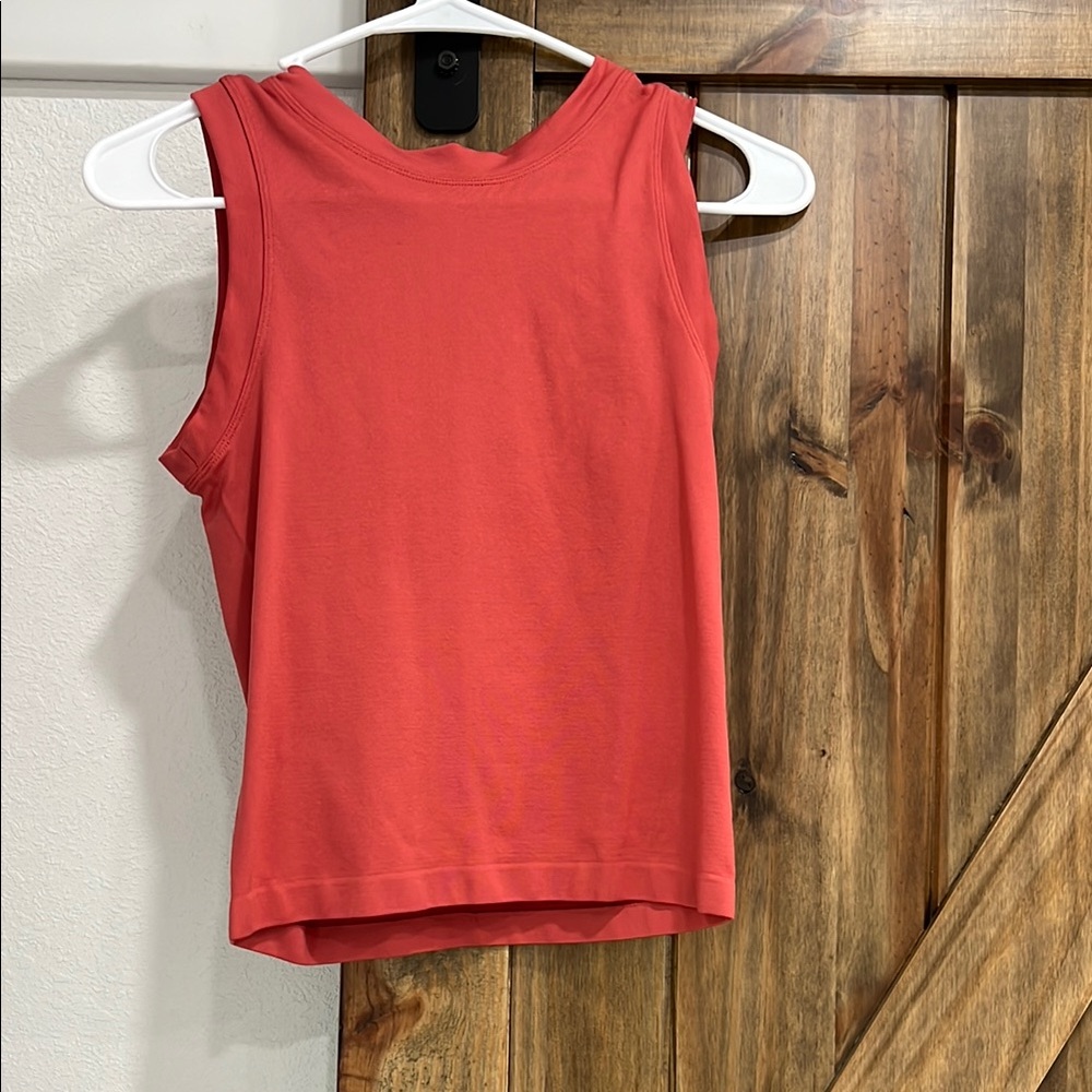 Coral Sleeveless Women's Top